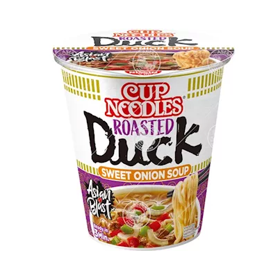 Fideos inst. sabor pato asado en sopa de cebolla 8/65g NISSIN