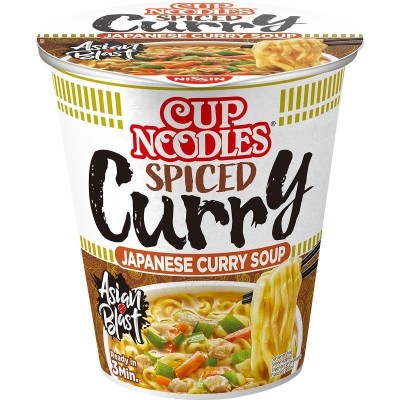 Fideos Inst. sabor Curry japonés (vaso) 8/67g NISSIN