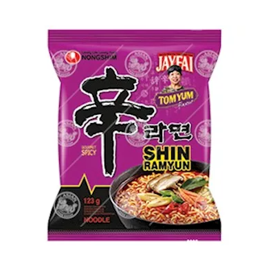 Fideos inst. Shin Ramyun Jayfai TomYum 20/123g NONGSHIM