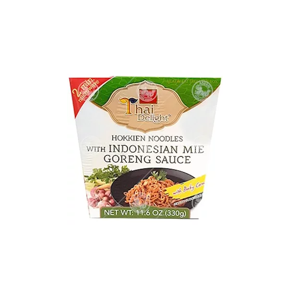 Fideos Hokkien con salsa Mie Goreng Ind. 6/330g THAI DELIGHT