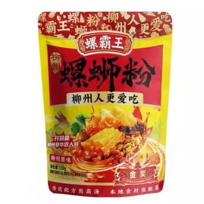 Fideos de arroz sabor Caracol Con Condimentos 24/330g LUOBAWANG