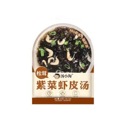 汤小淘松茸紫菜虾皮汤