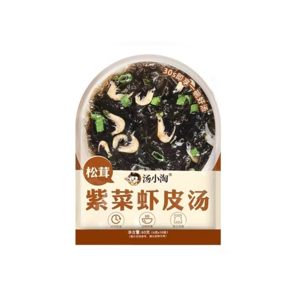 汤小淘松茸紫菜虾皮汤
