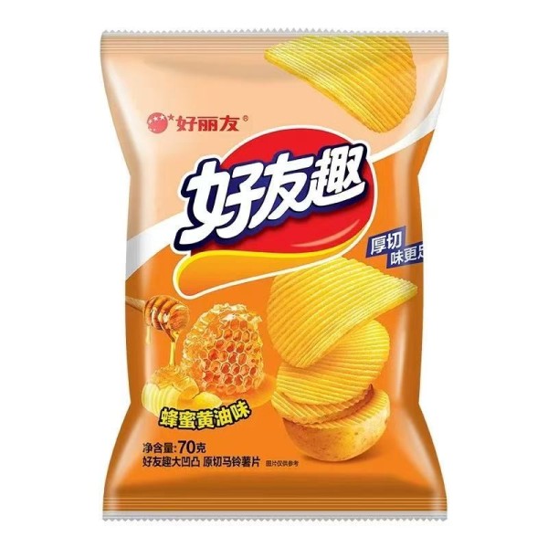 Patatas Fritas sabor Mantequilla con Miel 20/70g ORION