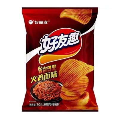 Patatas Fritas sabor Ramen buldak 20/70g ORION