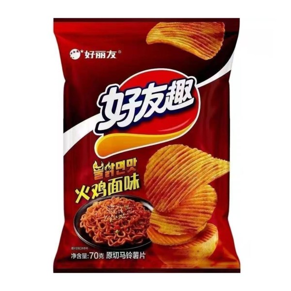 Patatas Fritas sabor Ramen buldak 20/70g ORION