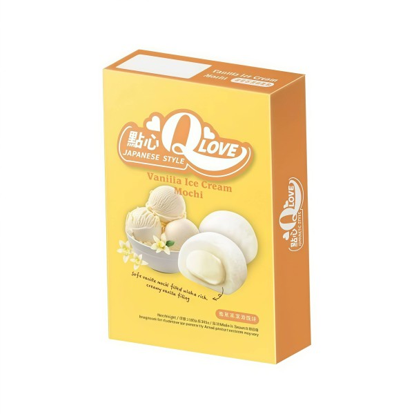 Mochi sabor Helado de Vainilla 24/180g QLOVE