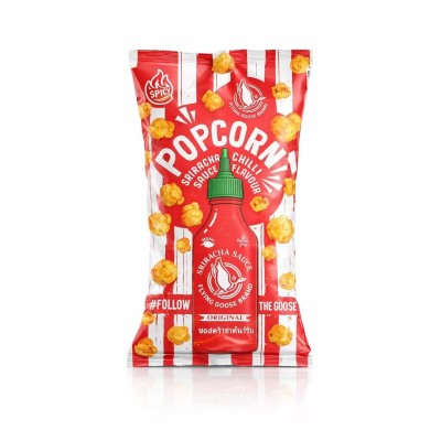 Palomitas de maíz con Sriracha y Chili 12/80g FLYING GOOSE