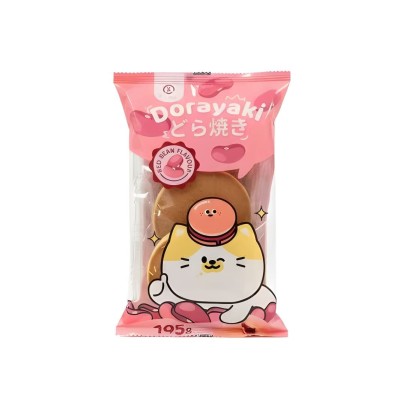 Dorayaki sabor Frijol Rojo 24/195g TOKIMEKI
