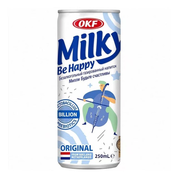 Bebida Milky Be Happy sabor Original 24/250ml OKF