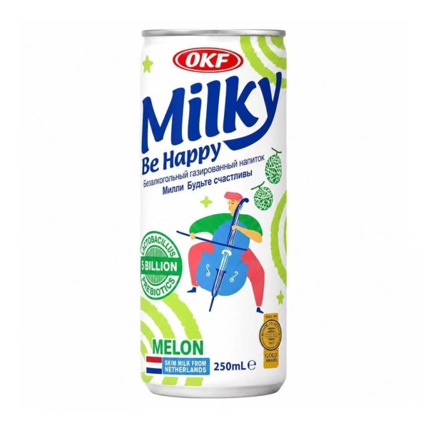 Bebida Milky Be Happy sabor Melón 24/250ml OKF