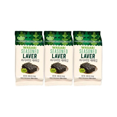 Snack de algas sabor Wasabi 24/13.5g DELIEF