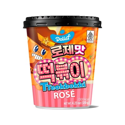 Tteokbokki inst.  Rosé (Halal) 30/120g DELIEF