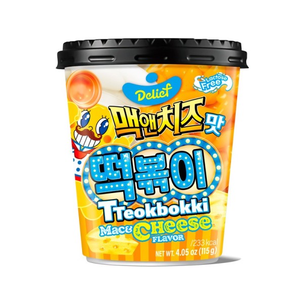 Tteokbokki inst. sabor Macarrón con Queso 30/115g DELIEF