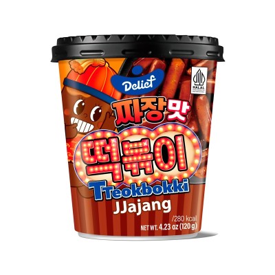 Tteokbokki inst. sabor Jajang (Halal) 30/120g DELIEF