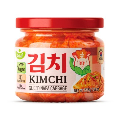 Kimchi de col china en rodajas 12/215g DELIEF