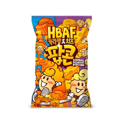Palomitas sabor Caramelo y Queso 12/80g HBAF
