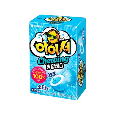 Caramelo Chewing acido sabor Soda 24/42g ORION