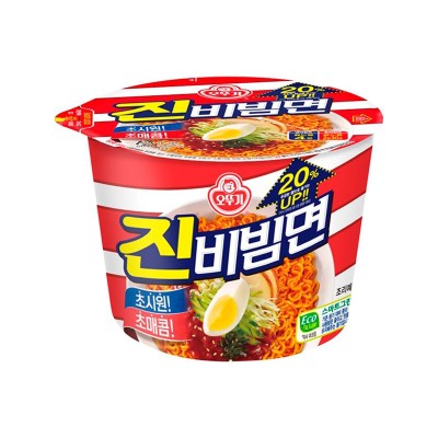 Fideos inst. Jin Bibim sabor Picante 12/134g OTTOGI
