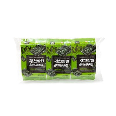 Algas Crujientes sabor Aceite de Oliva (3p) 24/4g SAMWON