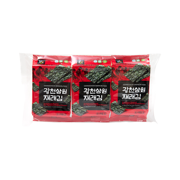 Algas Crujientes sabor Tradicional (3p) 24/4g SAMWON