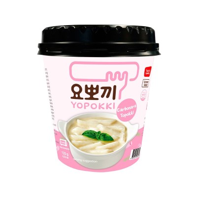 Yopokki sabor a Carbonara 30/120g YOUNG PONG
