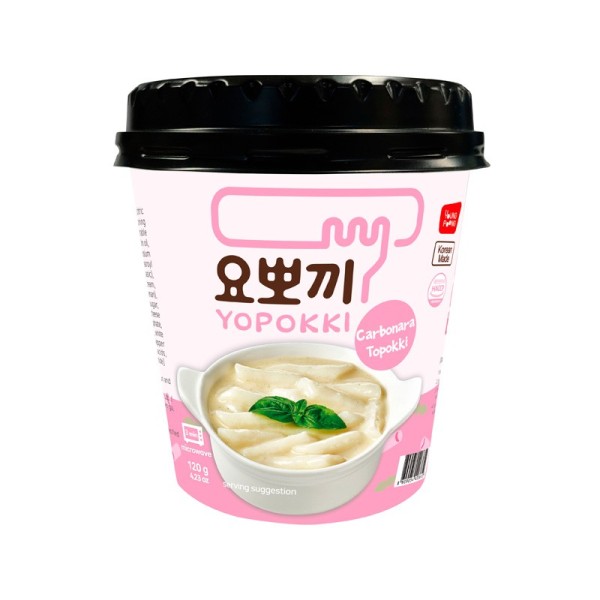 Yopokki sabor a Carbonara 30/120g YOUNG PONG
