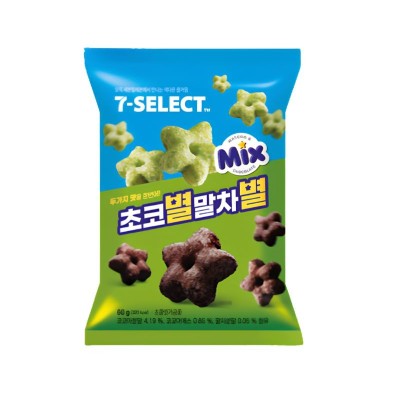 Snack Mix Star sabor Matcha y Chocolate 16/60g 7-ELEVEN