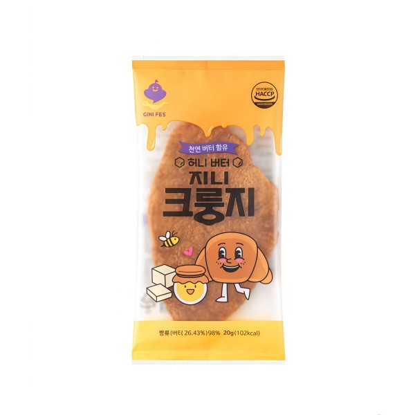 Snack Crujiente sabor Miel y Mantequilla 16/10/20g GINI F&S