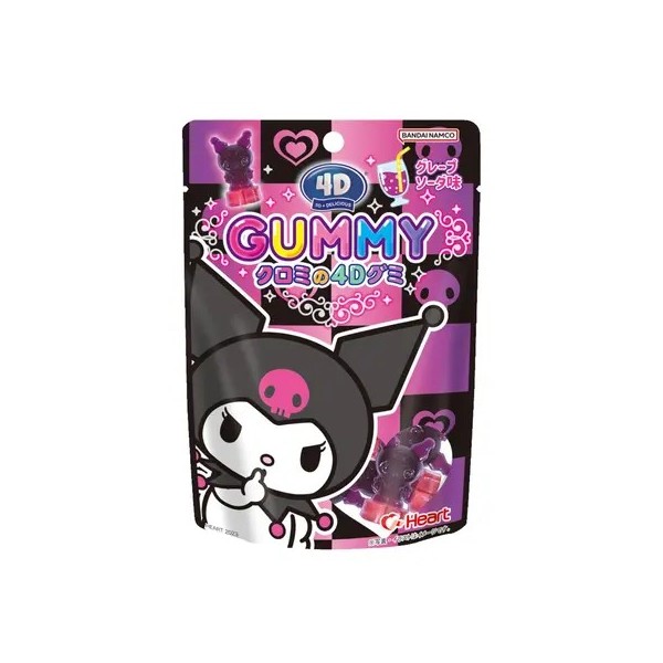 Gominola Kuromi sabor uva 4D 4/8/60g