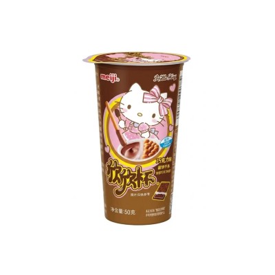 Palitos de Galletas con crema de Chocolate (Hello Kitty) 36/50g MEIJI