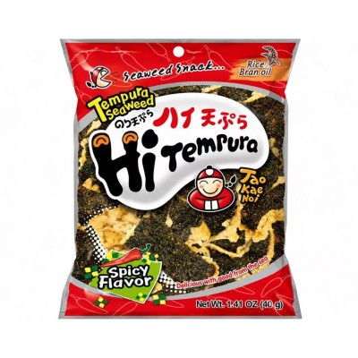 Snack de Algas Temporizadas sabor Picante 48/40g TAO KAE NOI