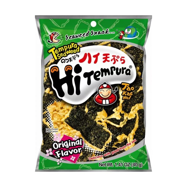 Snack de Algas Temporizadas sabor Original 48/40g TAO KAE NOI