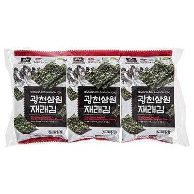 Algas Crujientes sabor Tradicional (3p) 24/4g SAMWON