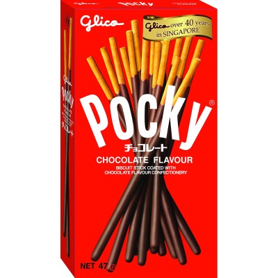 Pocky sabor Chocolate 47g 12/10/47g GLICO