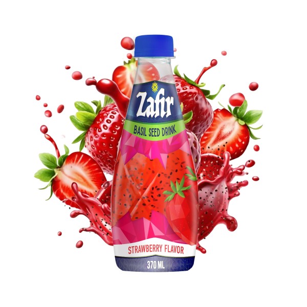 草莓果汁（含罗勒籽）24/370ml KATO