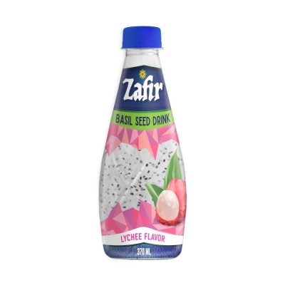 Jugo de lichi con semillas de albahaca 24/370ml KATO