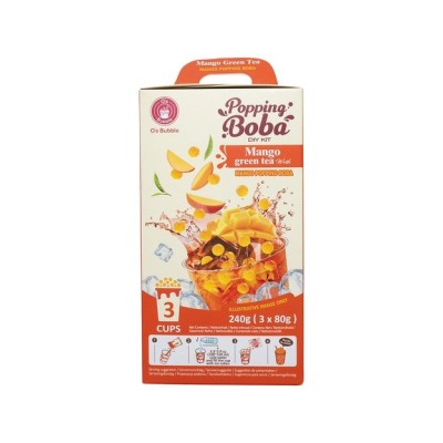 Bebida sabor Mango Popping Boba 12/240g