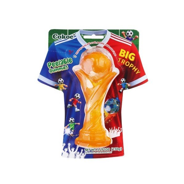 Gomitas en forma de trofeo sabor mango 24/150g COKOC