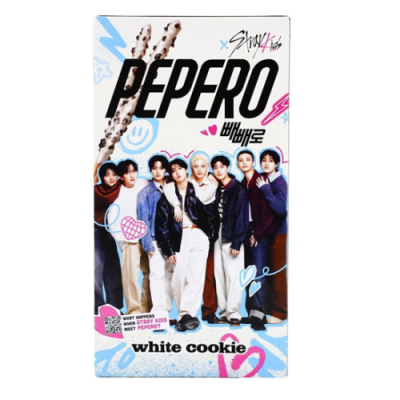 Palitos de chocolate blanco y trozos de galleta 6/8/32g PEPEROxStray Kids