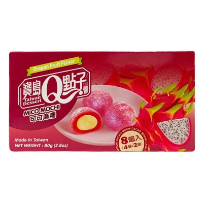 Mochi de fruta del dragón 24/80g BAODAO