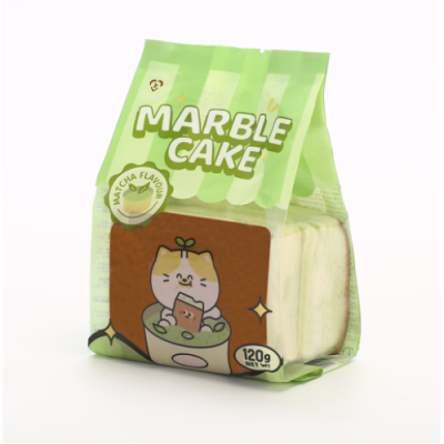 Pastel jaspeado sabor matcha 32 /120g TOKIMEKI