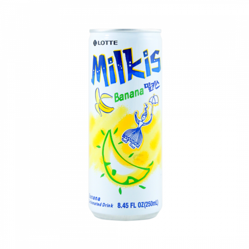 Refresco milkis soft sabor Platano 30/250ml - LOTTE