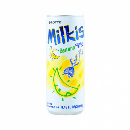 Refresco milkis soft sabor Platano 30/250ml - LOTTE