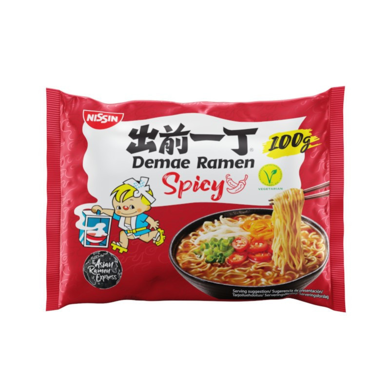 Noodles instantaneos sabor Picante 30/100g NISSIN