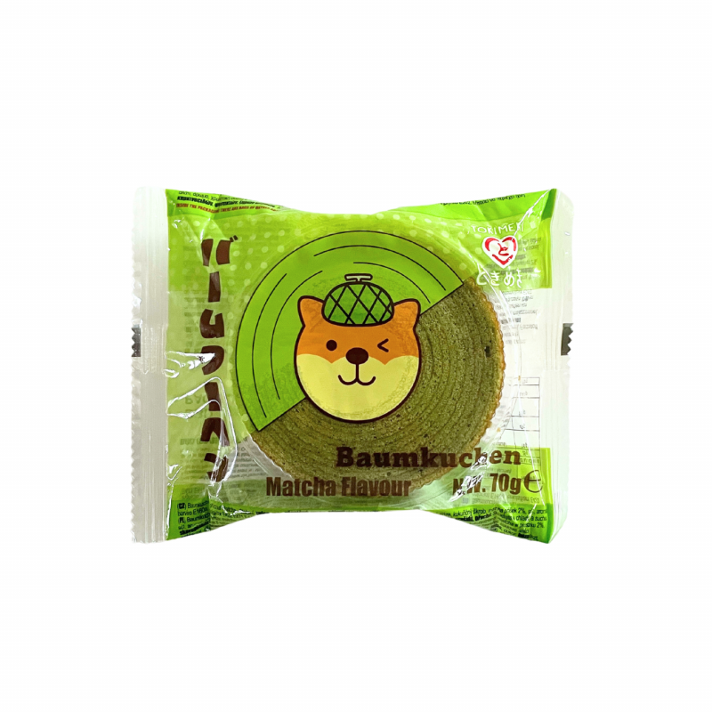 Pastel Baumkuchen sabor a Matcha 24/70g TOKIMEKI