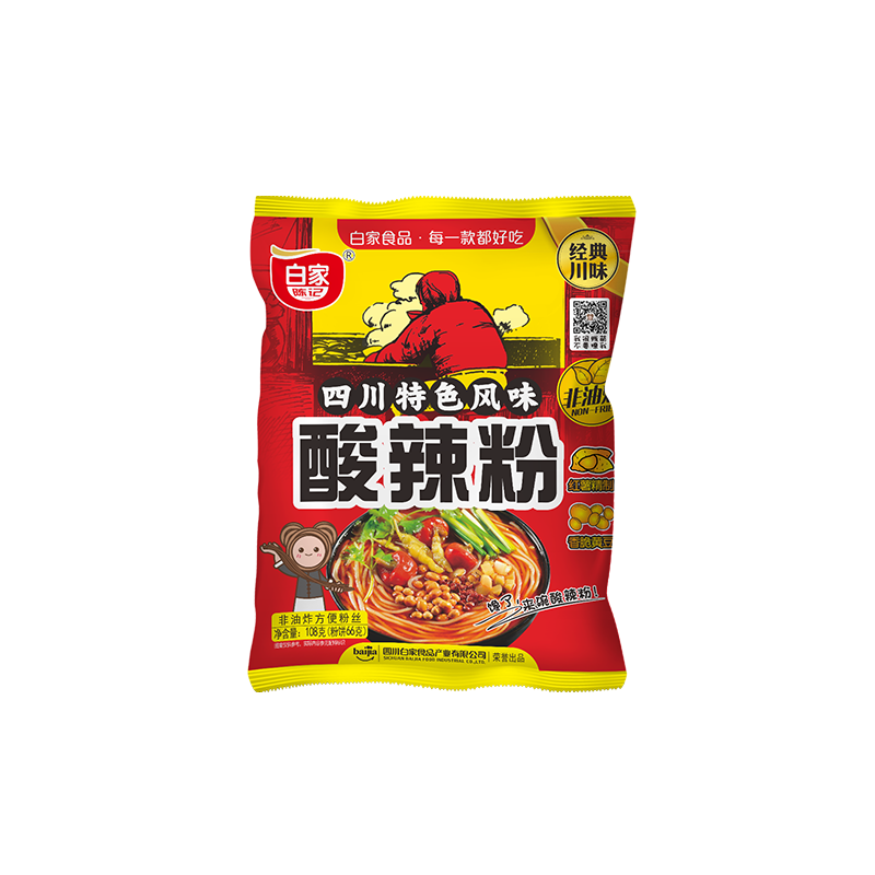 Fideos inst Vermicelli sabor Agripicante 20/105g BAIJIA