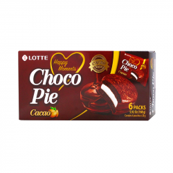 Galleta chocopie sabor chocolate cacao Lotte 16/168g