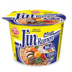 Fideos Inst.Jin ramen sabor suave picante bol 12/110g -Ottogi